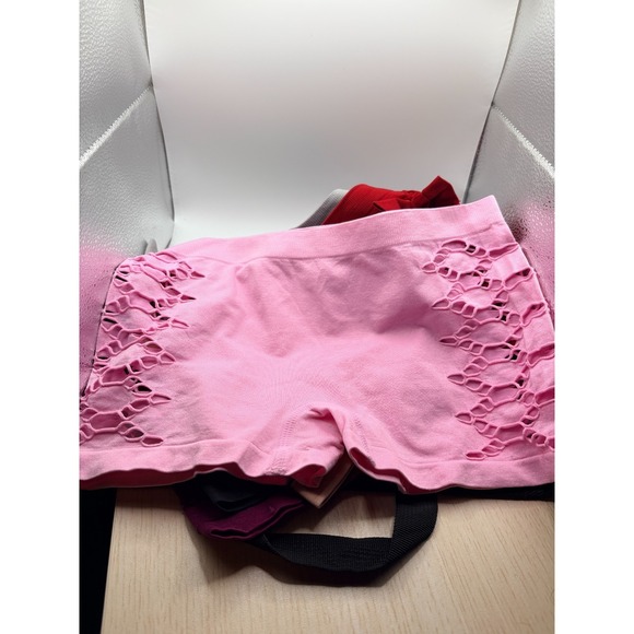 The Unbranded Brand Other - Set of 6, 6 different colors, decorative side cut outs, BoyShort Panties Sz M